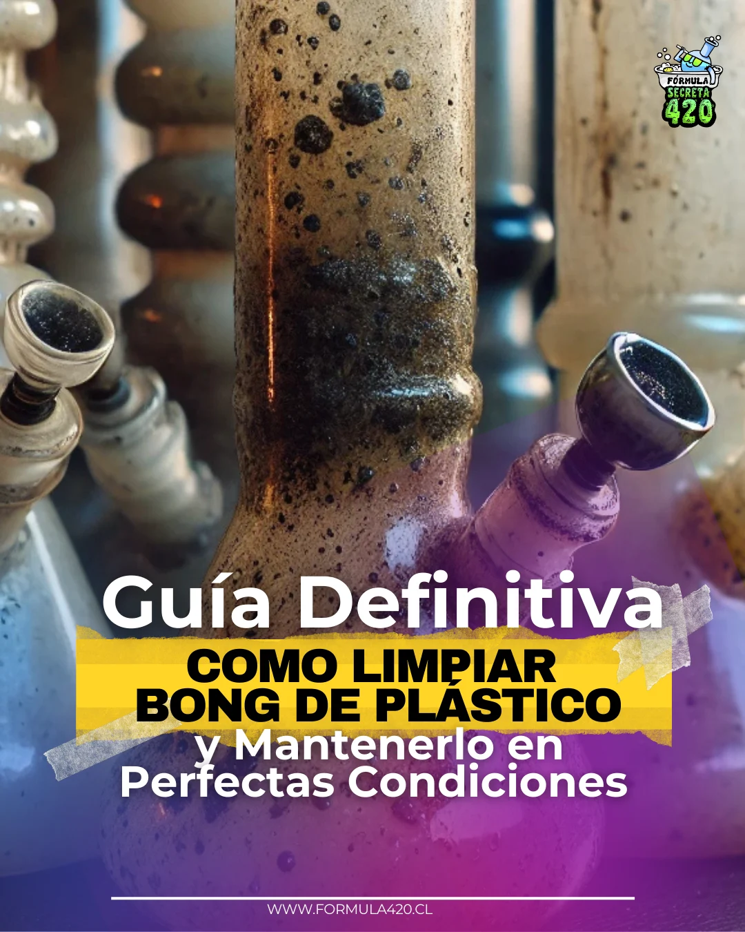 Limpiar Bong de Plástico